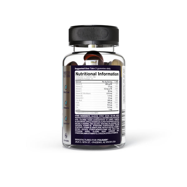 FOLIGAIN® Gummies stimulantes pour cheveux 60 unités