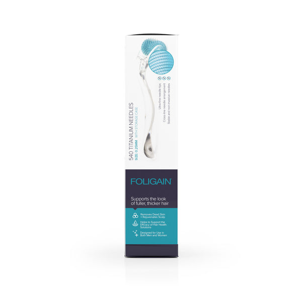 Rouleau pour cheveux et cuir chevelu FOLIGAIN 0,25 aiguilles en titane